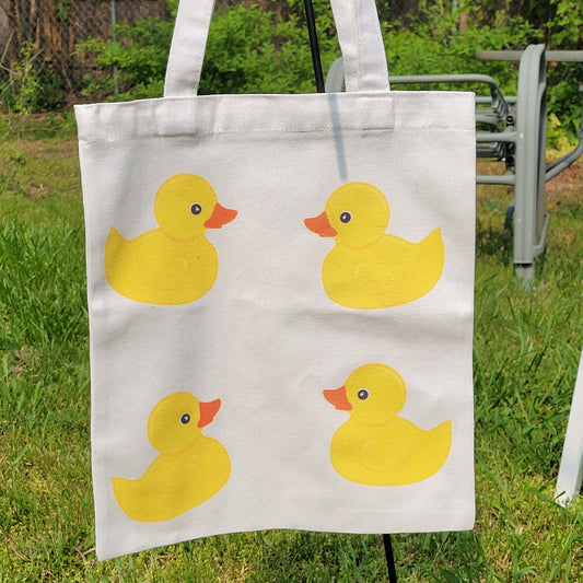 Duckin Around Tote Bag • 4-Ducks